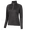 NOIR | Chandail à glissière 1/4 pour femmes