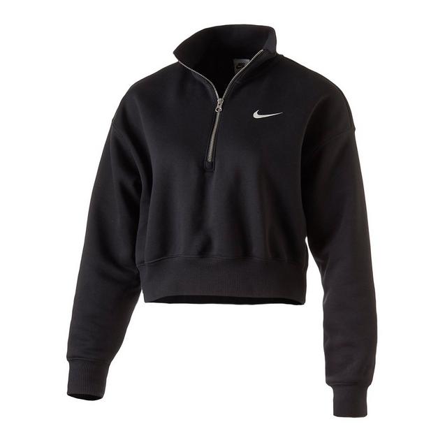 Women's Phoenix Fleece 1/4 Zip Crop Sweater | NIKE | Sweaters