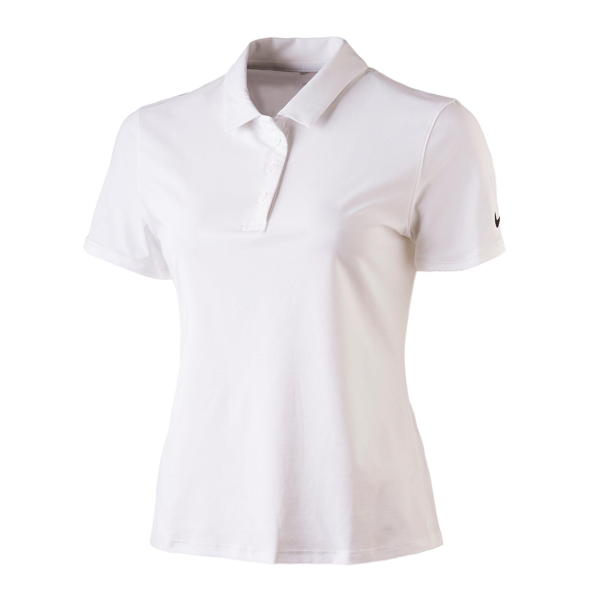 Nike | Women's Dri-Fit Victory Short Sleeve Polo Shirt | in White, Size Smallmall, Size Small