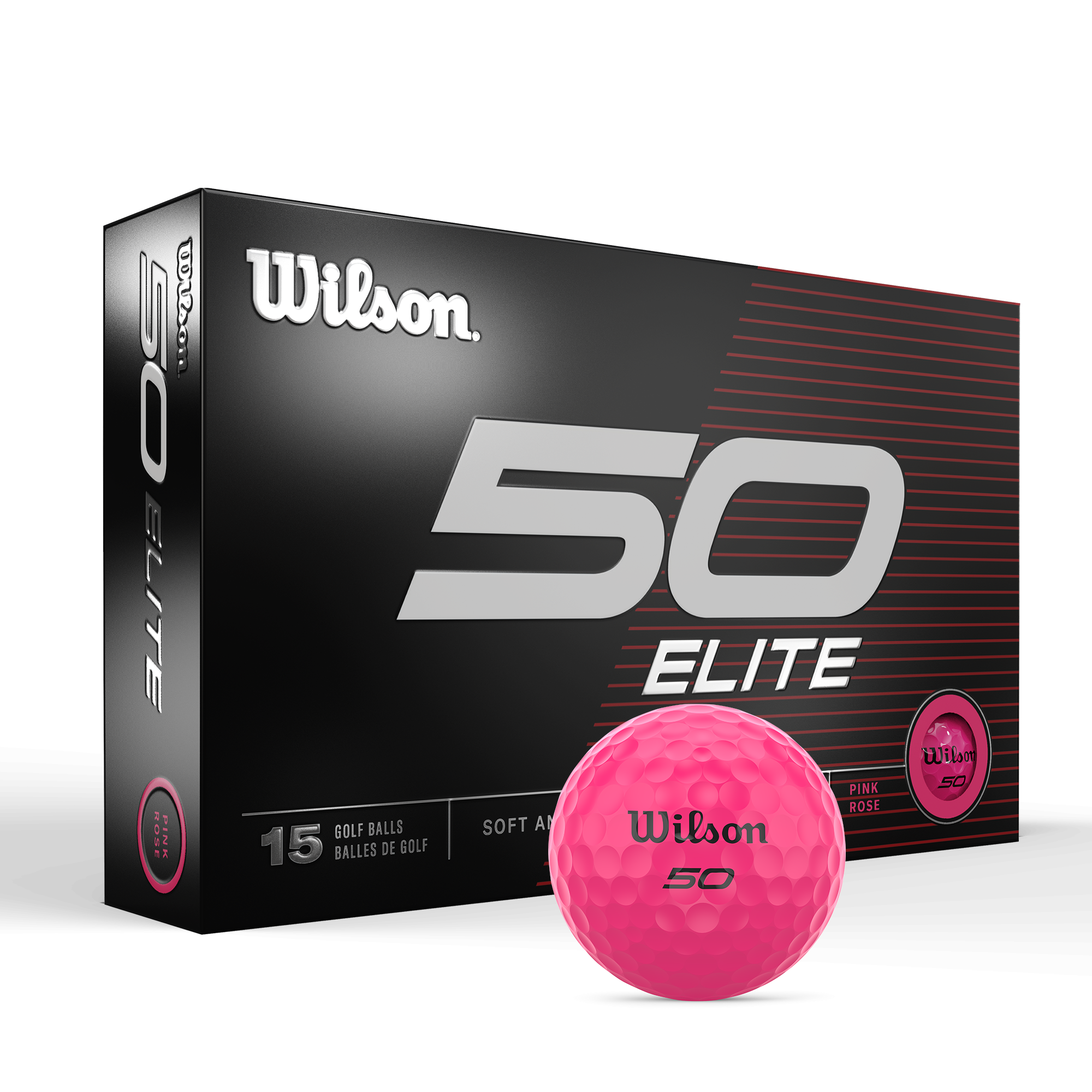 Fifty Elite Golf Balls - 15 Pack
