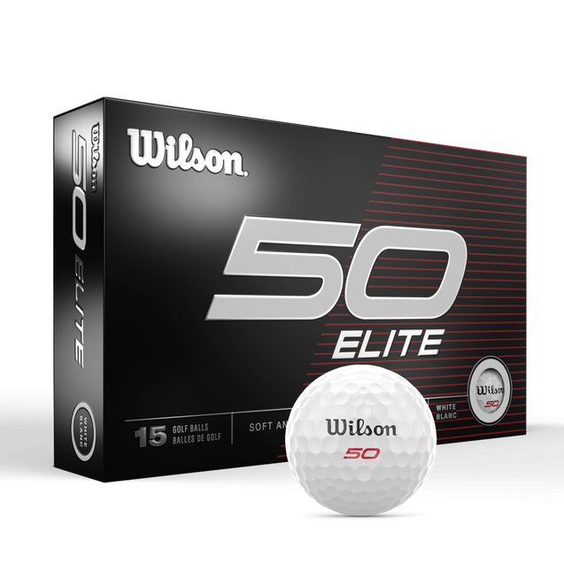 Fifty Elite Golf Balls - 15 Pack WILSON