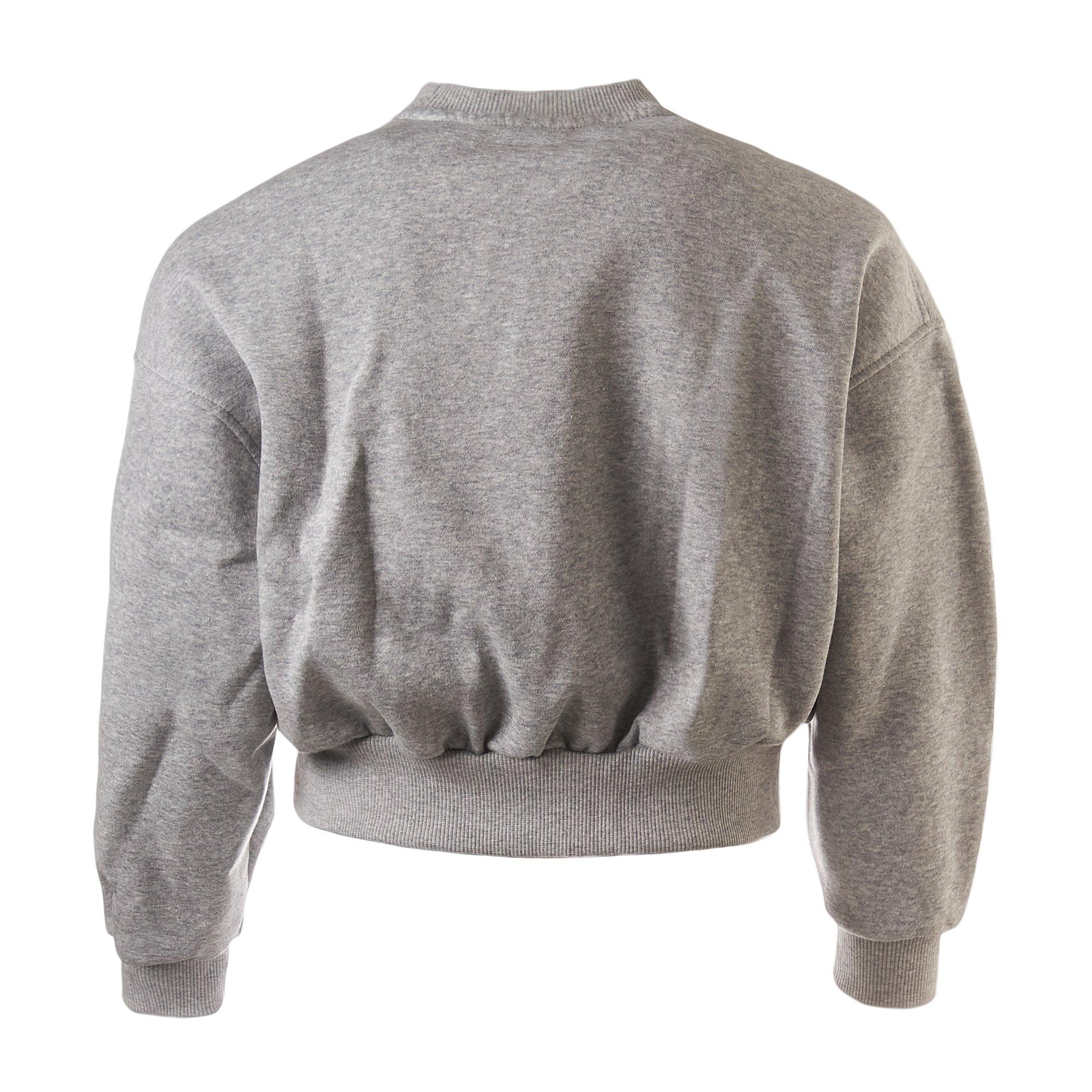 Girl's Club Fleece Boxy Crew Sweater