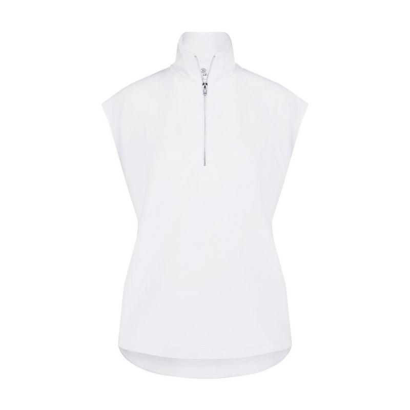 Women's Zip Pullover Sleeveless Top