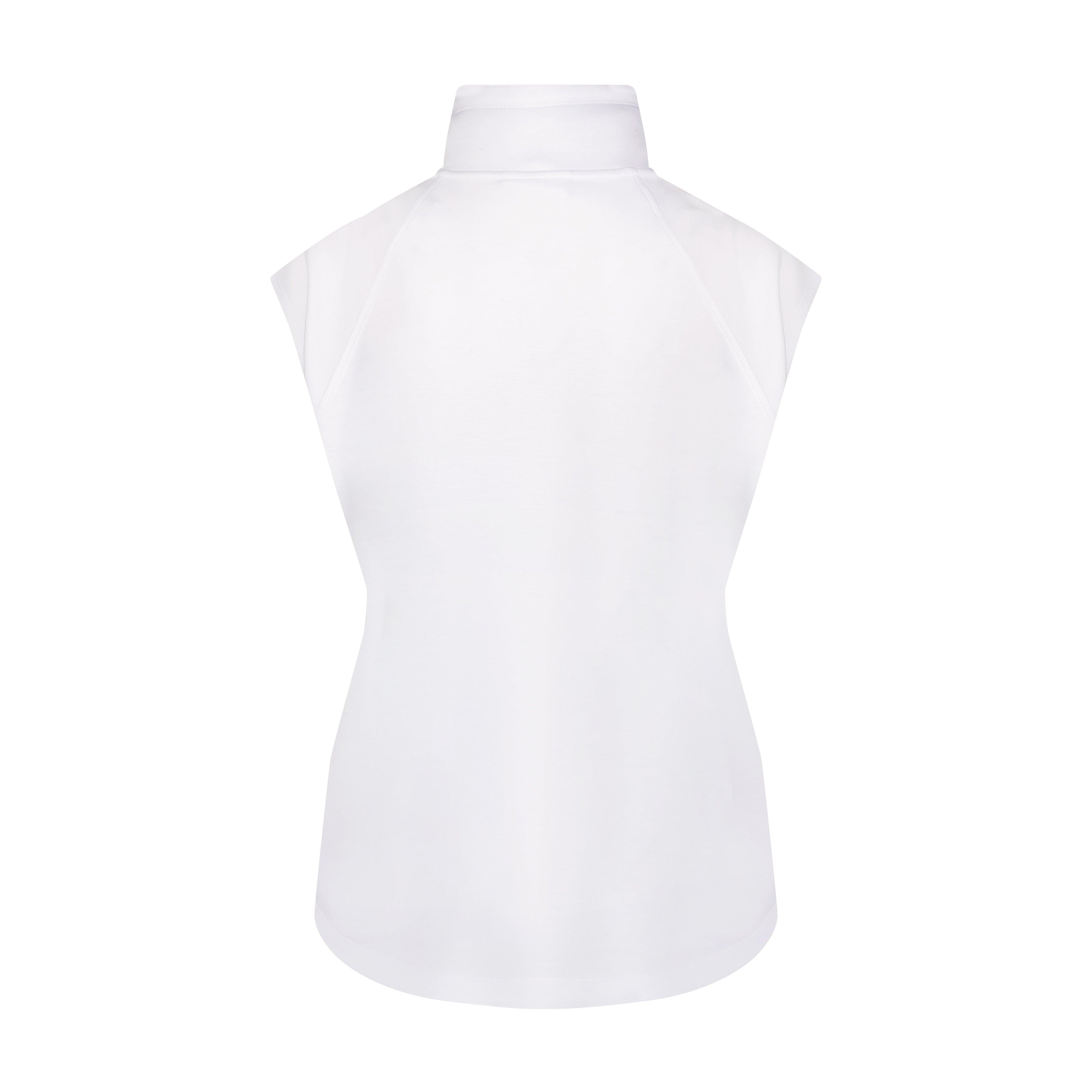 Women's Zip Pullover Sleeveless Top