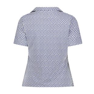 Women's Printed Slim Fit Short Sleeve Polo PRO SHOP