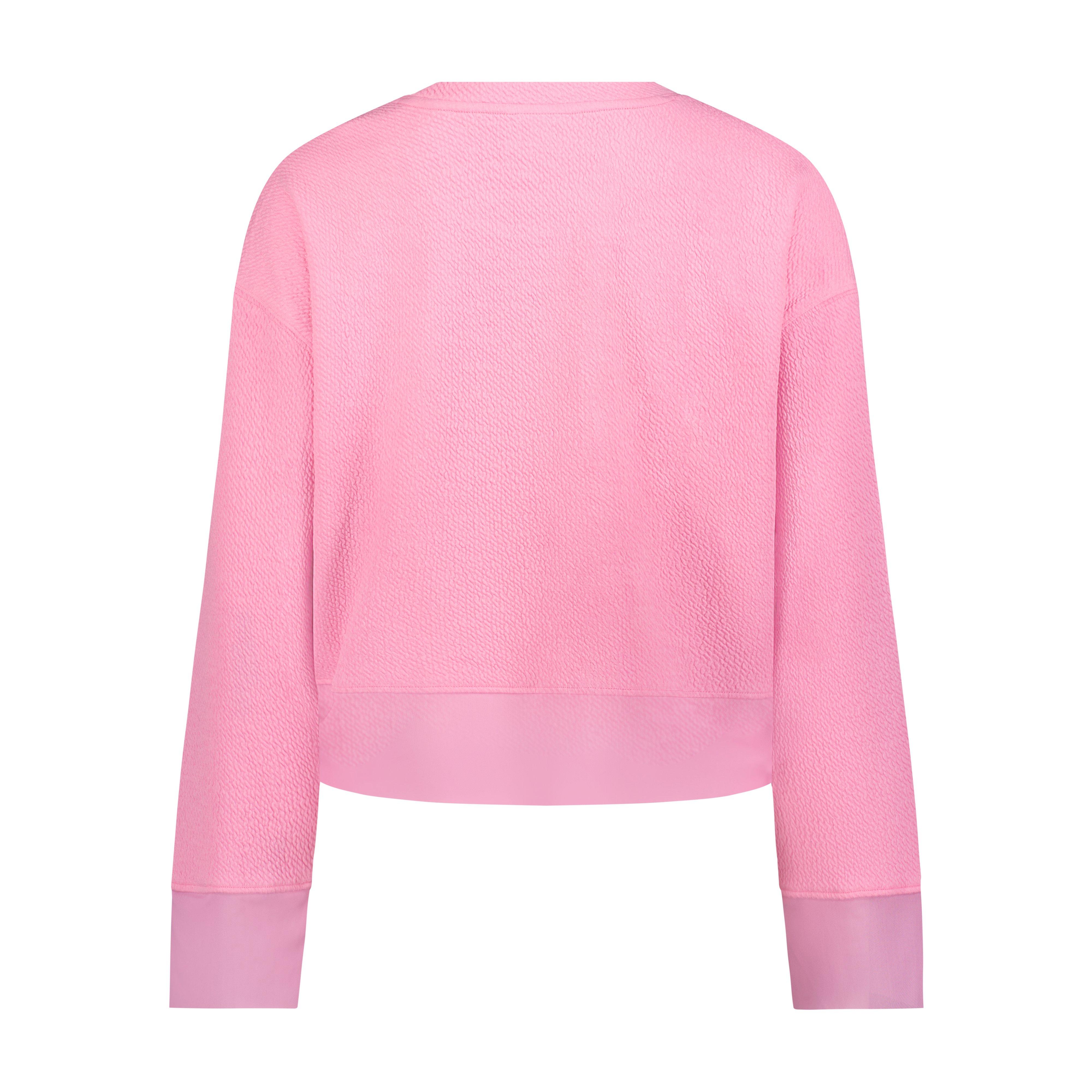 Women's Textured Powermesh Crop Pullover