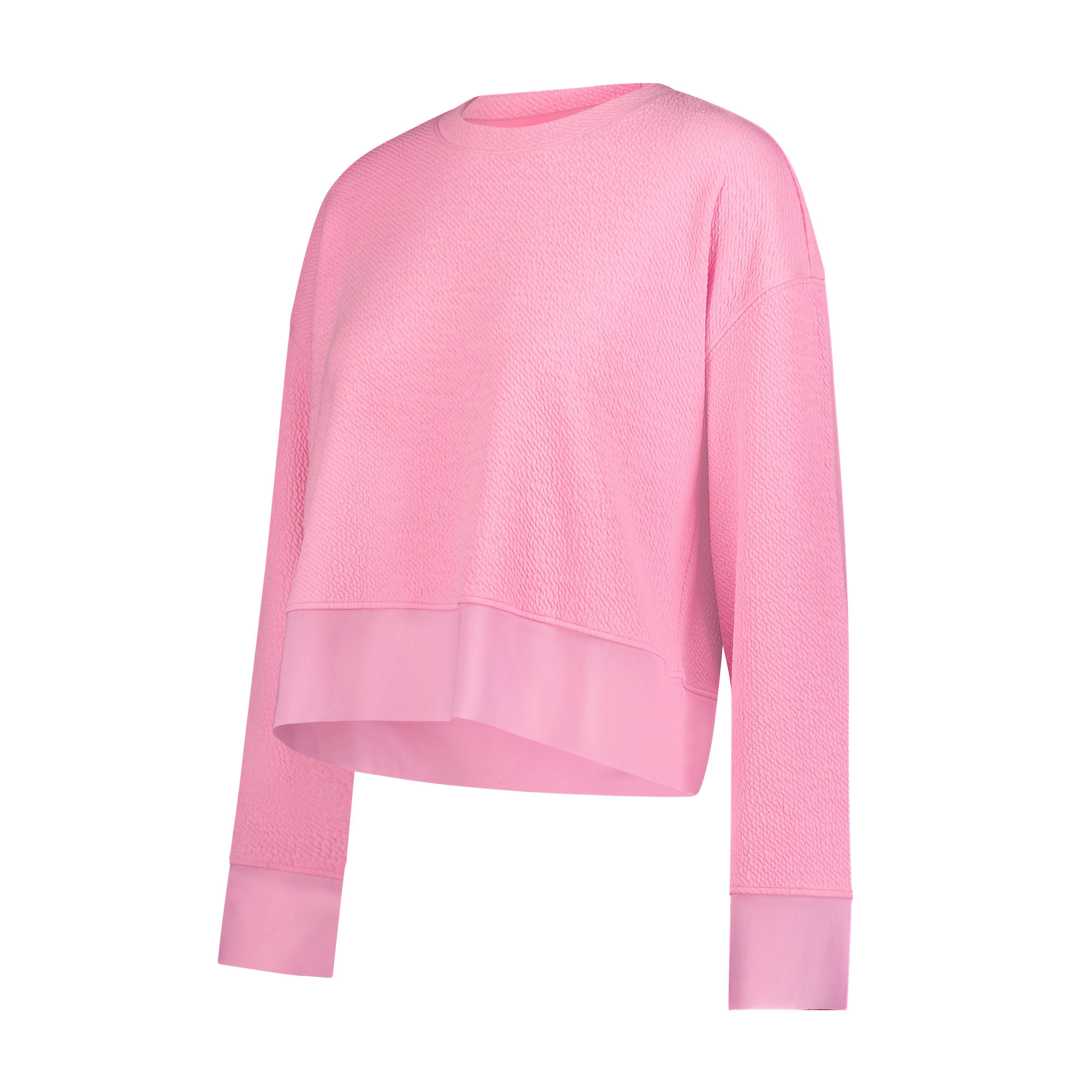 Women's Textured Powermesh Crop Pullover