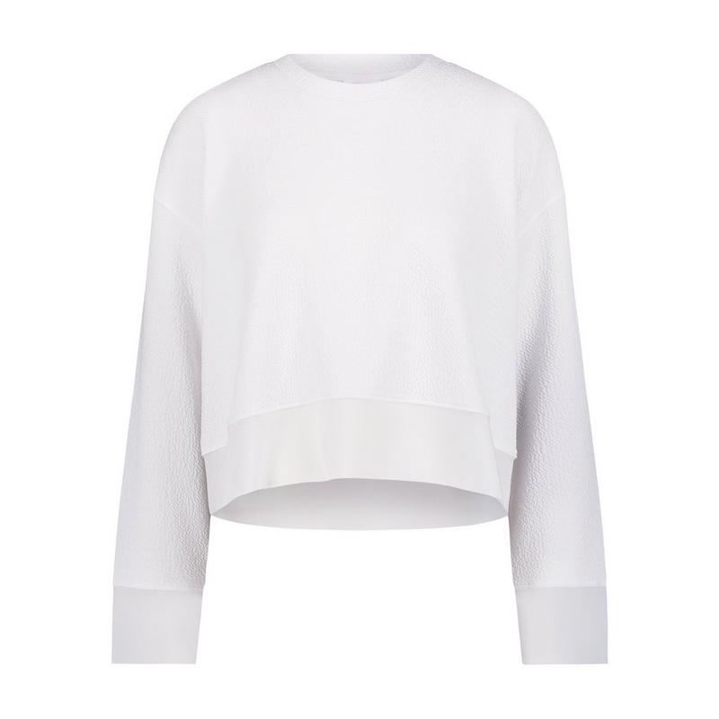 Women's Textured Powermesh Crop Pullover