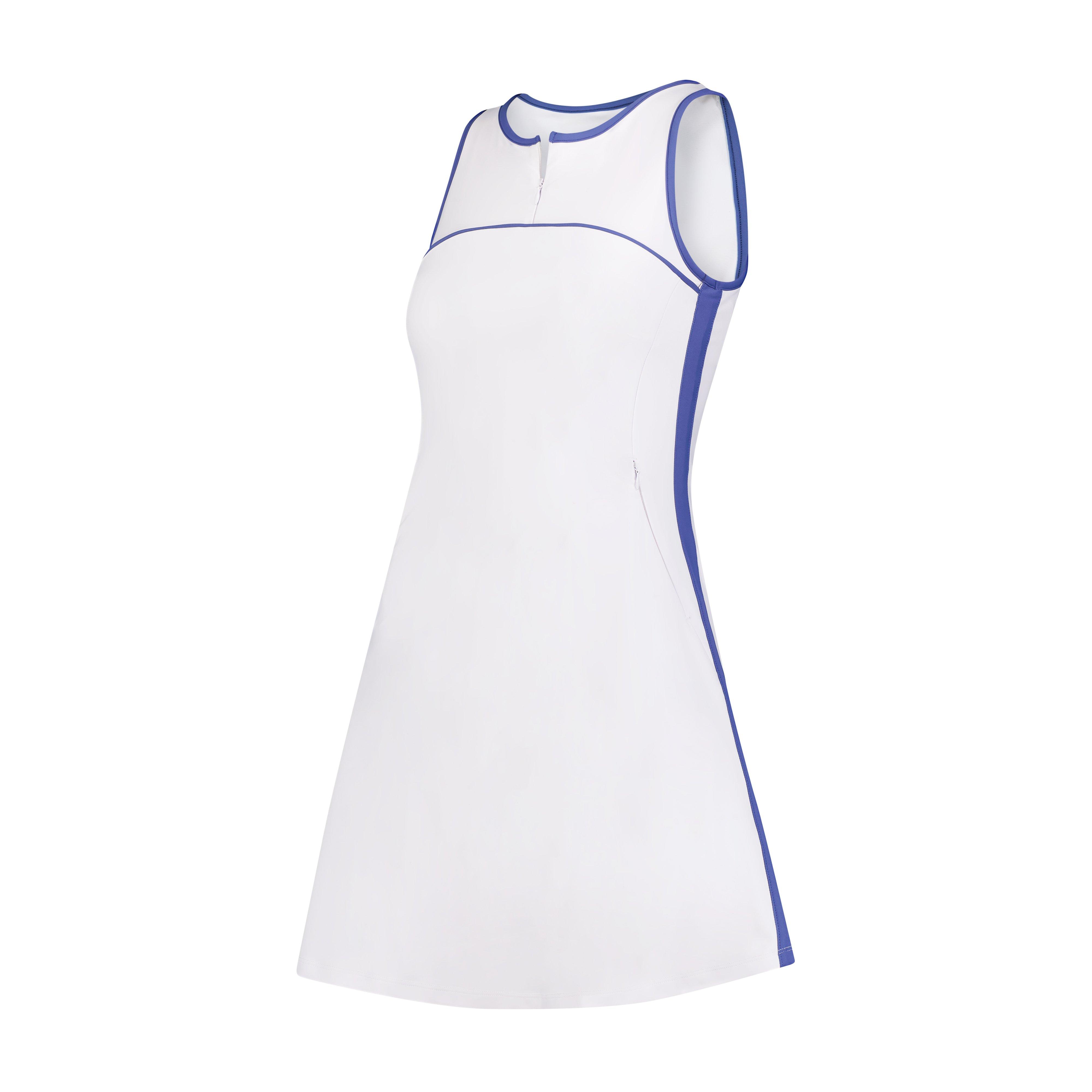 Women's Seamed Colourblock Sleeveless Dress