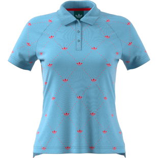 Women's Originals Printed Trefoil Short Sleeve Polo ADIDAS