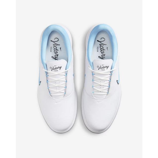 Men's Victory Tour 4 Spiked Golf Shoe - White/Blue | NIKE