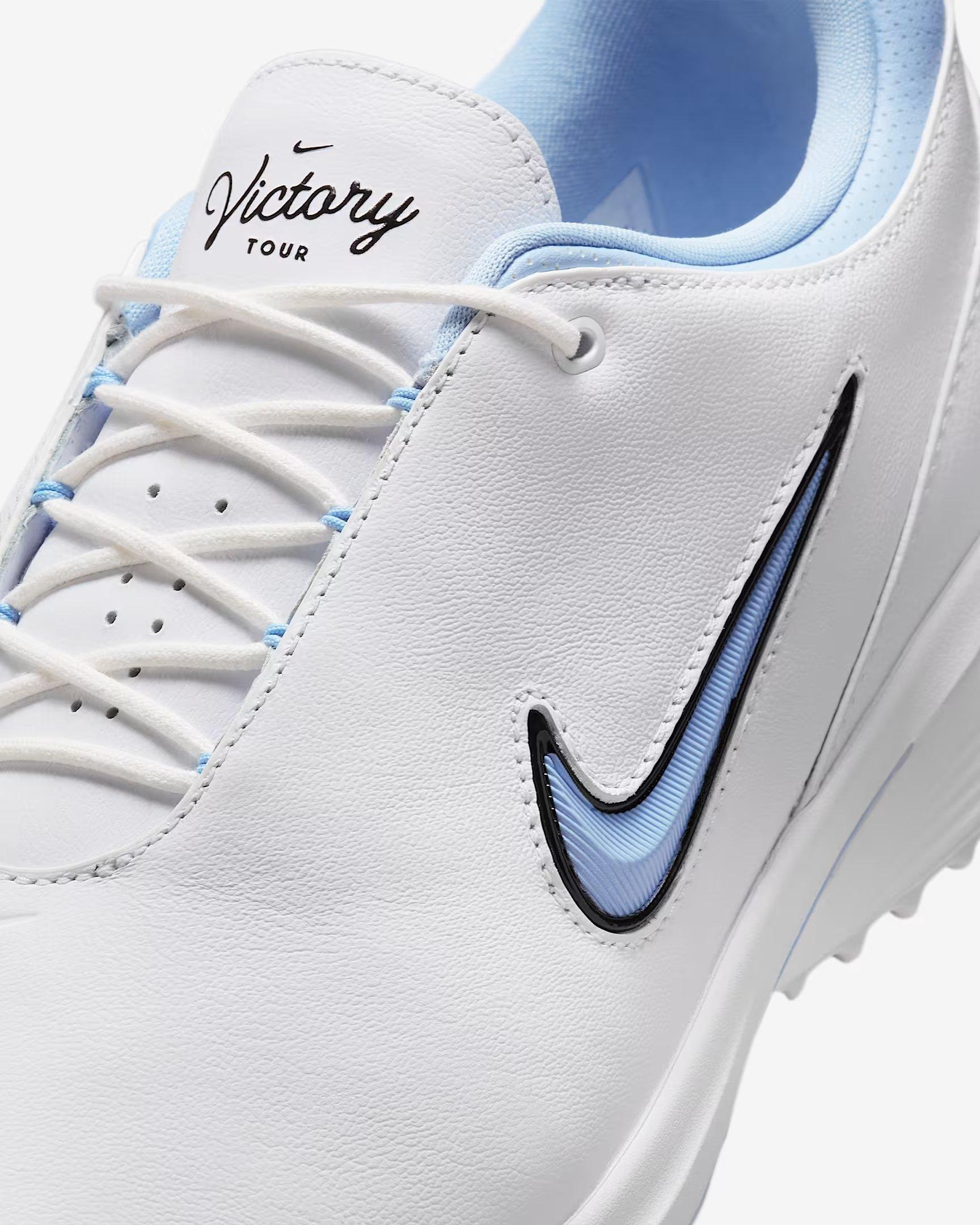 Men's Victory Tour 4 Spiked Golf Shoe - White/Blue