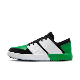 Jordan NU Retro Low G Spiked Golf Shoe - Black/Green