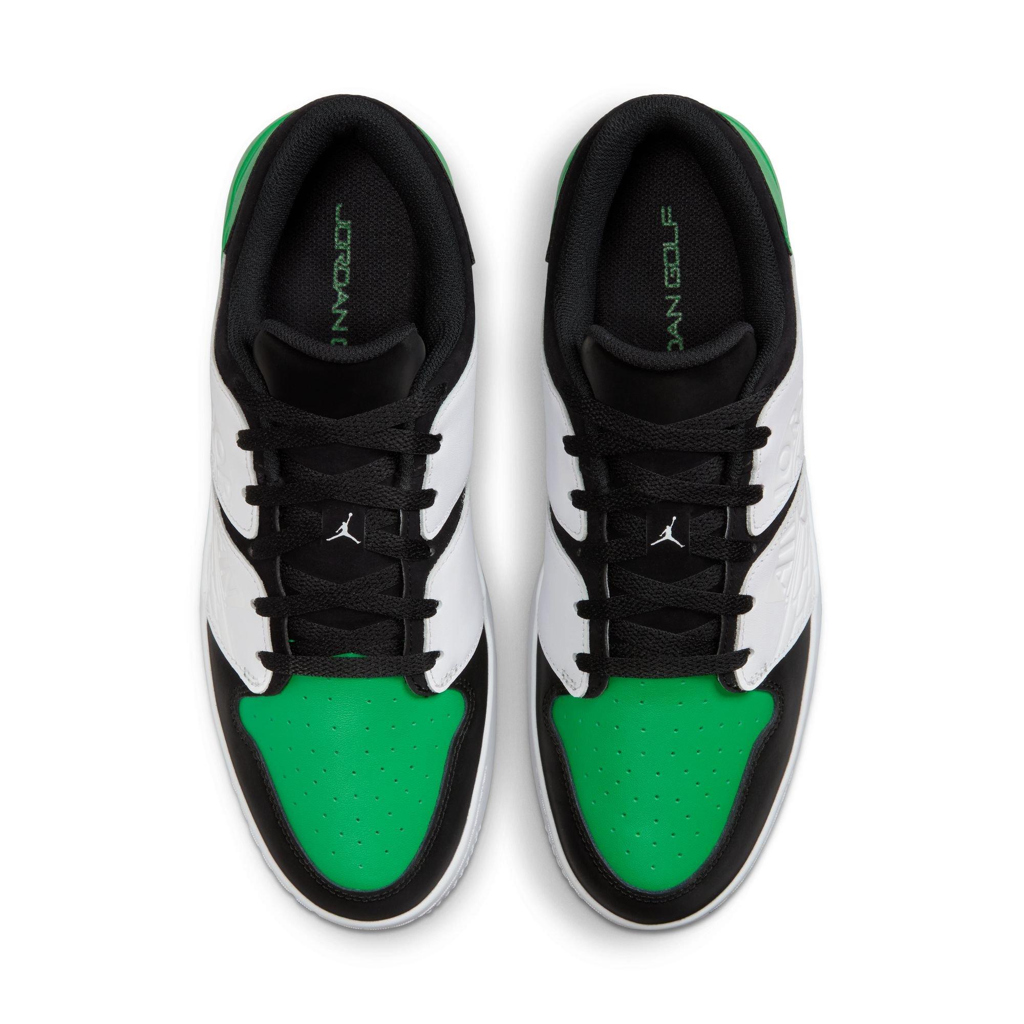 Jordan NU Retro Low G Spiked Golf Shoe - Black/Green