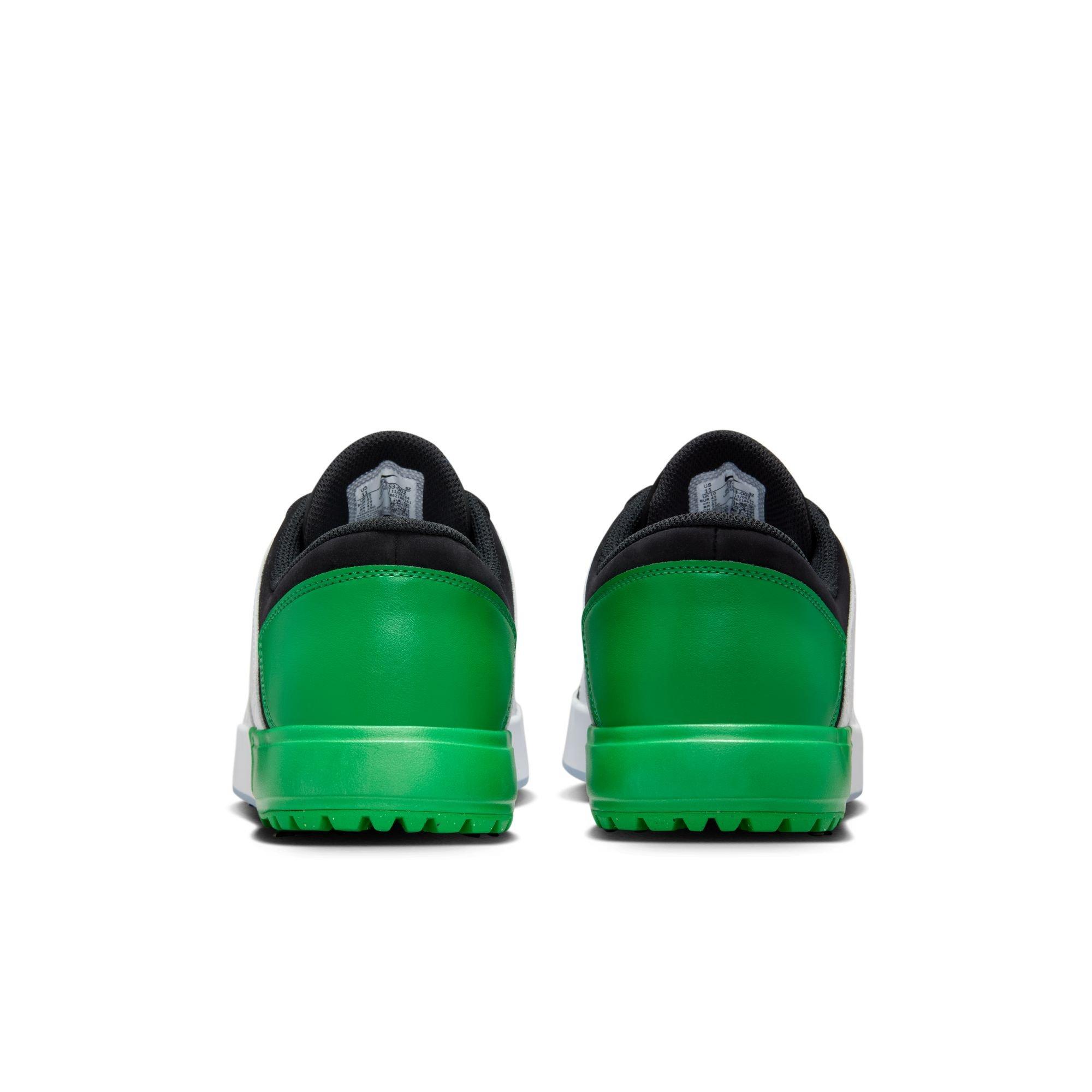 Jordan NU Retro Low G Spiked Golf Shoe - Black/Green