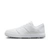 Chaussure Jordan NU Retro Low G à crampons - Blanc
