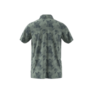 Boy's Printed Scripted Short Sleeve Polo ADIDAS