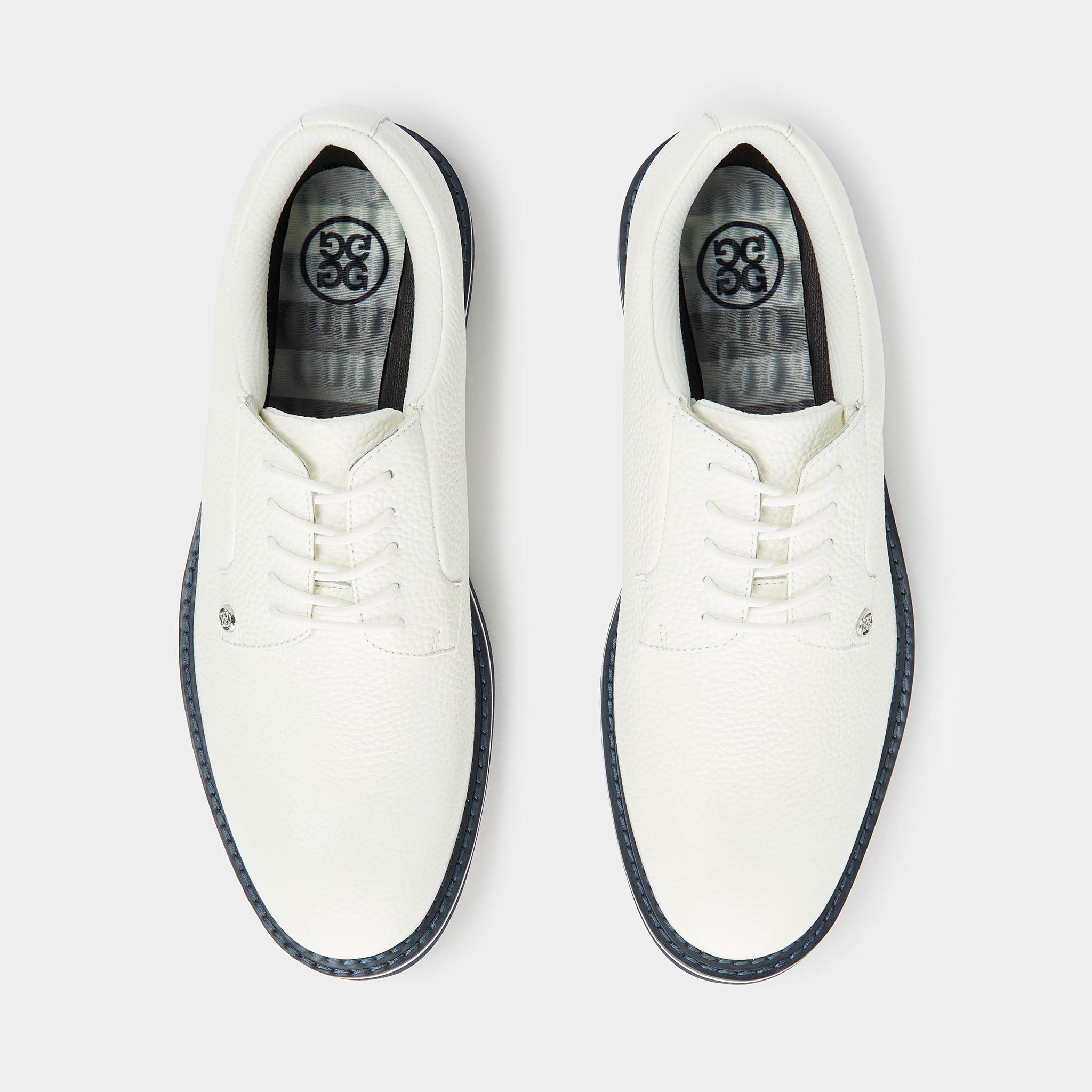 Men's Classic Full Grain Leather Gallivanter Spikeless Golf Shoe - White