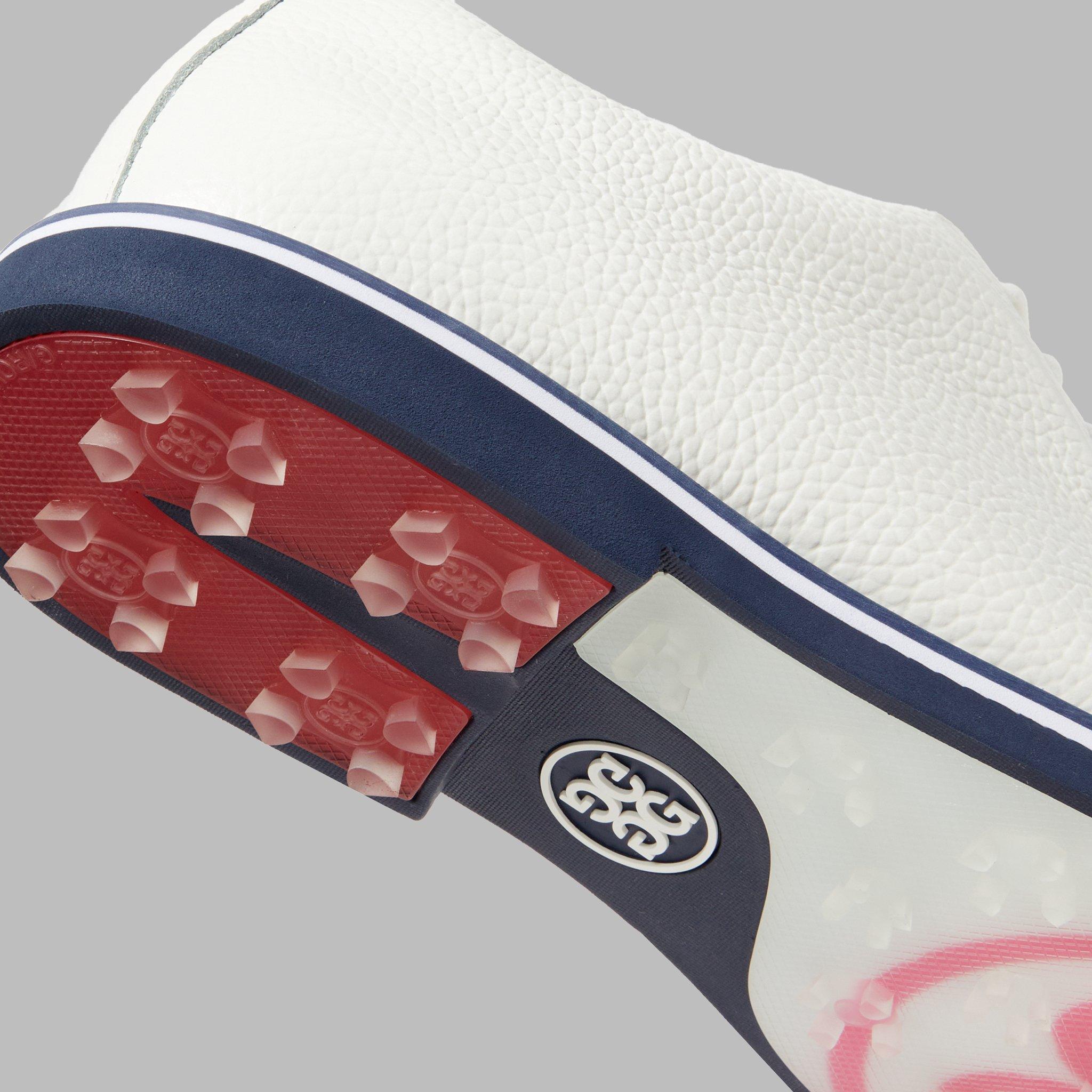 Men's Classic Full Grain Leather Gallivanter Spikeless Golf Shoe - White