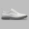 Chaussures sans crampons avec motif têtes de mort et de tés en relief pour hommes – Blanc / gris foncé