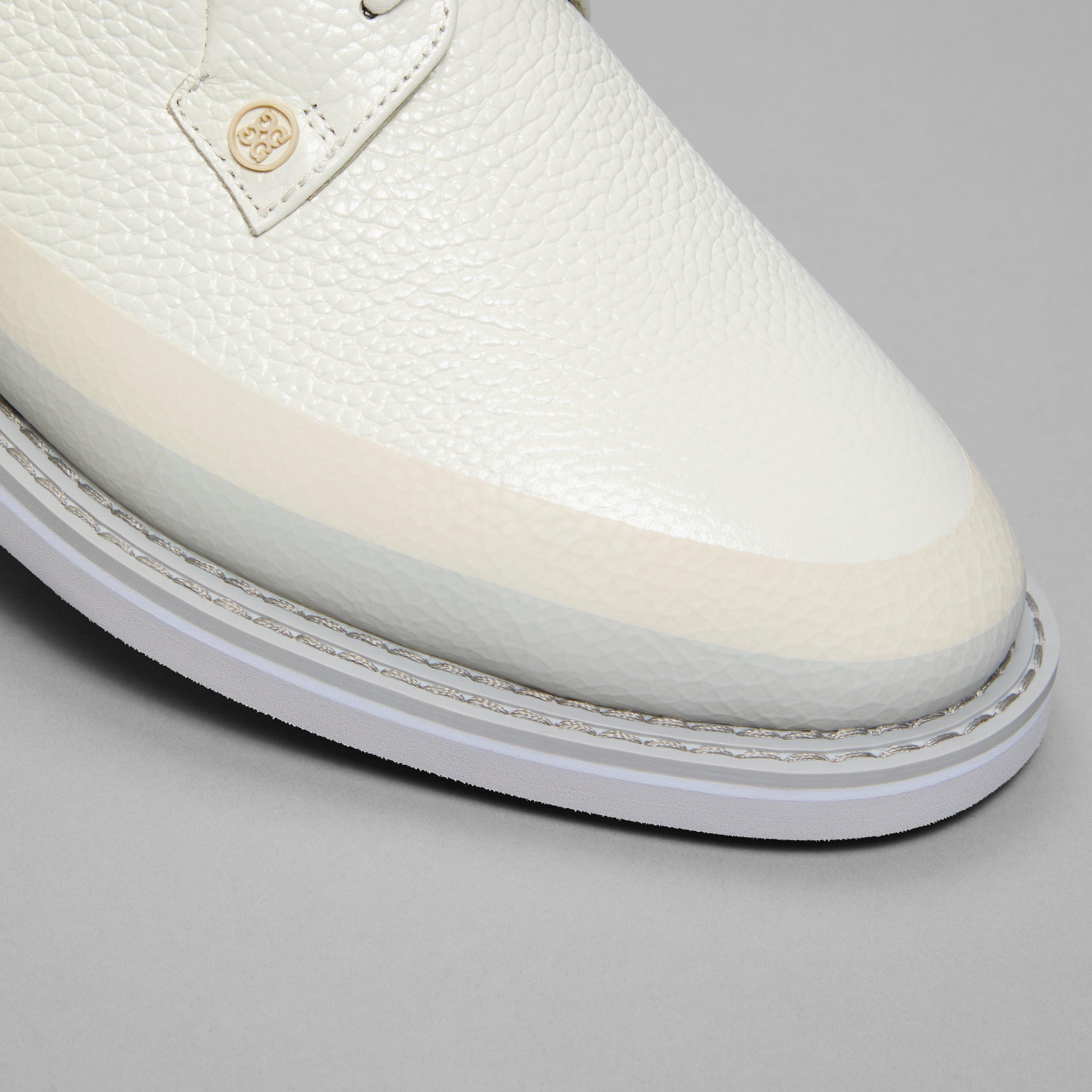 Men's Tuxedo Stripe Gallivanter Spikeless Golf Shoe - White/Grey