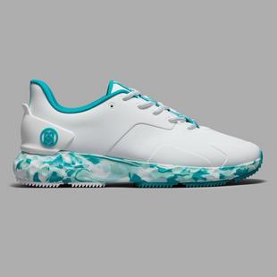 Chaussures MG4+ sans crampons pour hommes - Blanc/Bleu sarcelle G/FORE