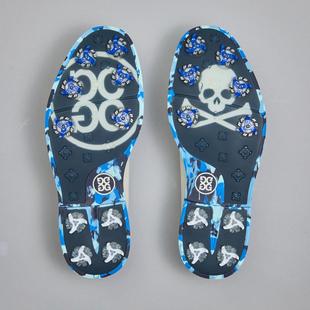 Men's Classic Pebble Leather G/Lock Gallivanter Spiked Golf Shoe - White G/FORE