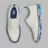 Men's Classic Pebble Leather G/Lock Gallivanter Spiked Golf Shoe - White