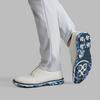 Men's Classic Pebble Leather G/Lock Gallivanter Spiked Golf Shoe - White