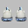 Men's Classic Pebble Leather G/Lock Gallivanter Spiked Golf Shoe - White