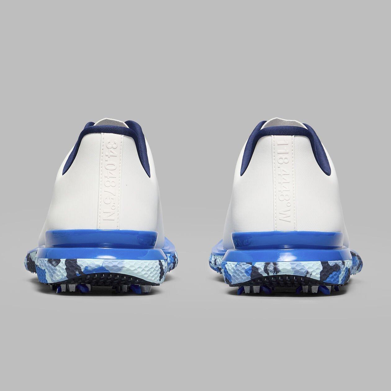 Men's Camo Sole G/Lock Gallivan2r Spiked Golf Shoe - White/Navy