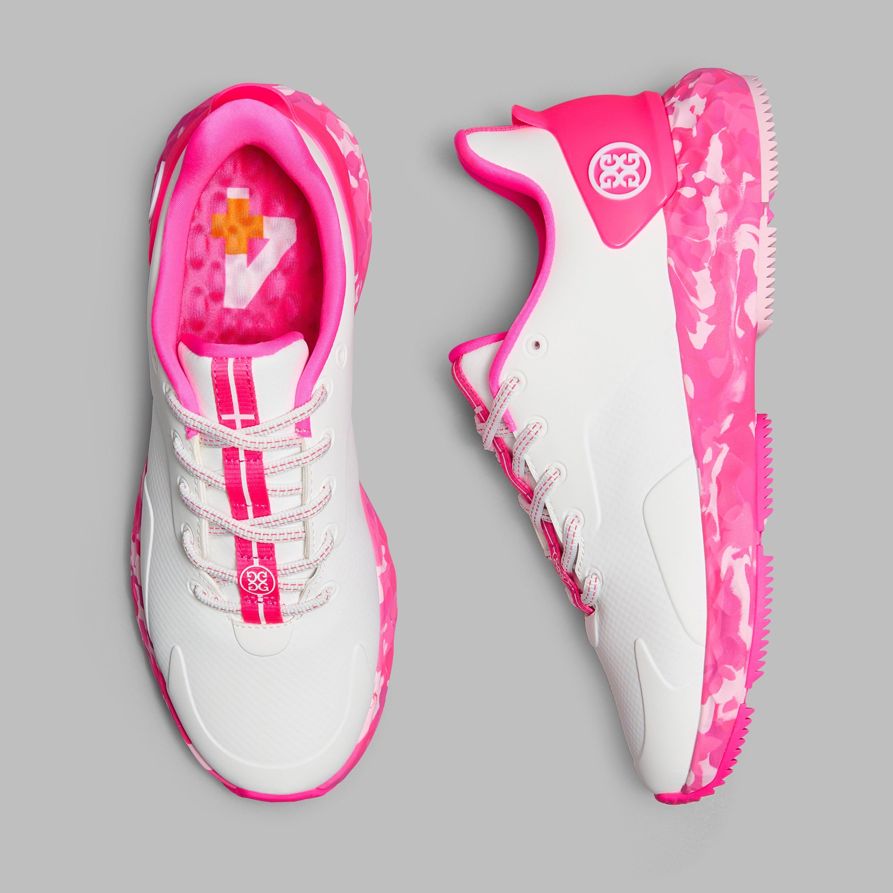 Women's MG4+ Spikeless Golf Shoe - White/Pink