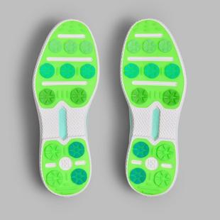 Women's Tuxedo Stripe Gallivan2r Spikeless Golf Shoe - White/Teal G/FORE