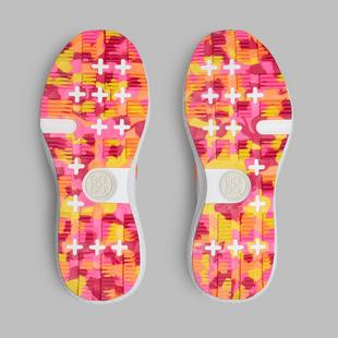 Chaussures de golf Tuxedo Stripe Gallivan2r sans crampons pour femmes - Blanc/Sarcelle G/FORE