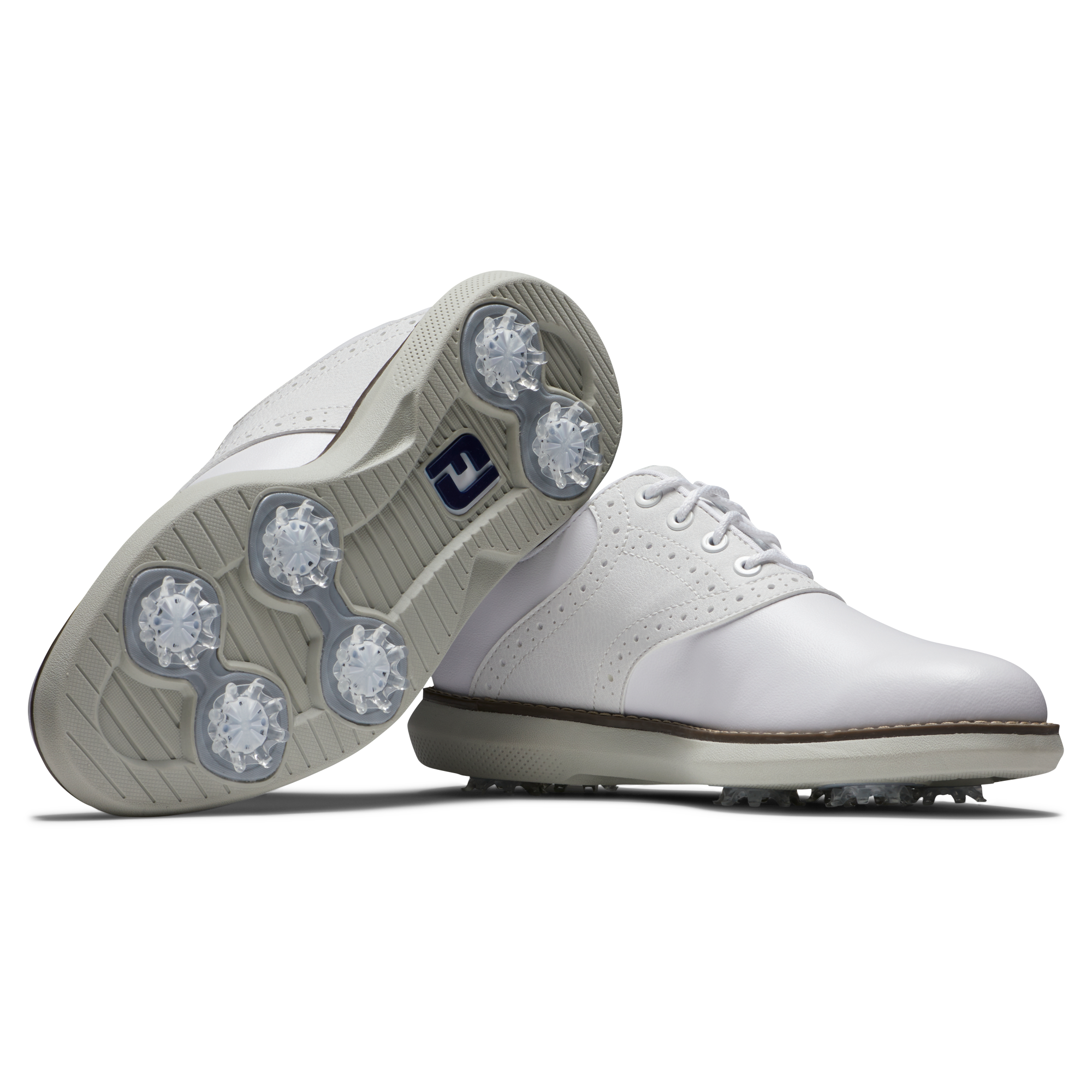 Junior Traditions Spiked Golf Shoe - White