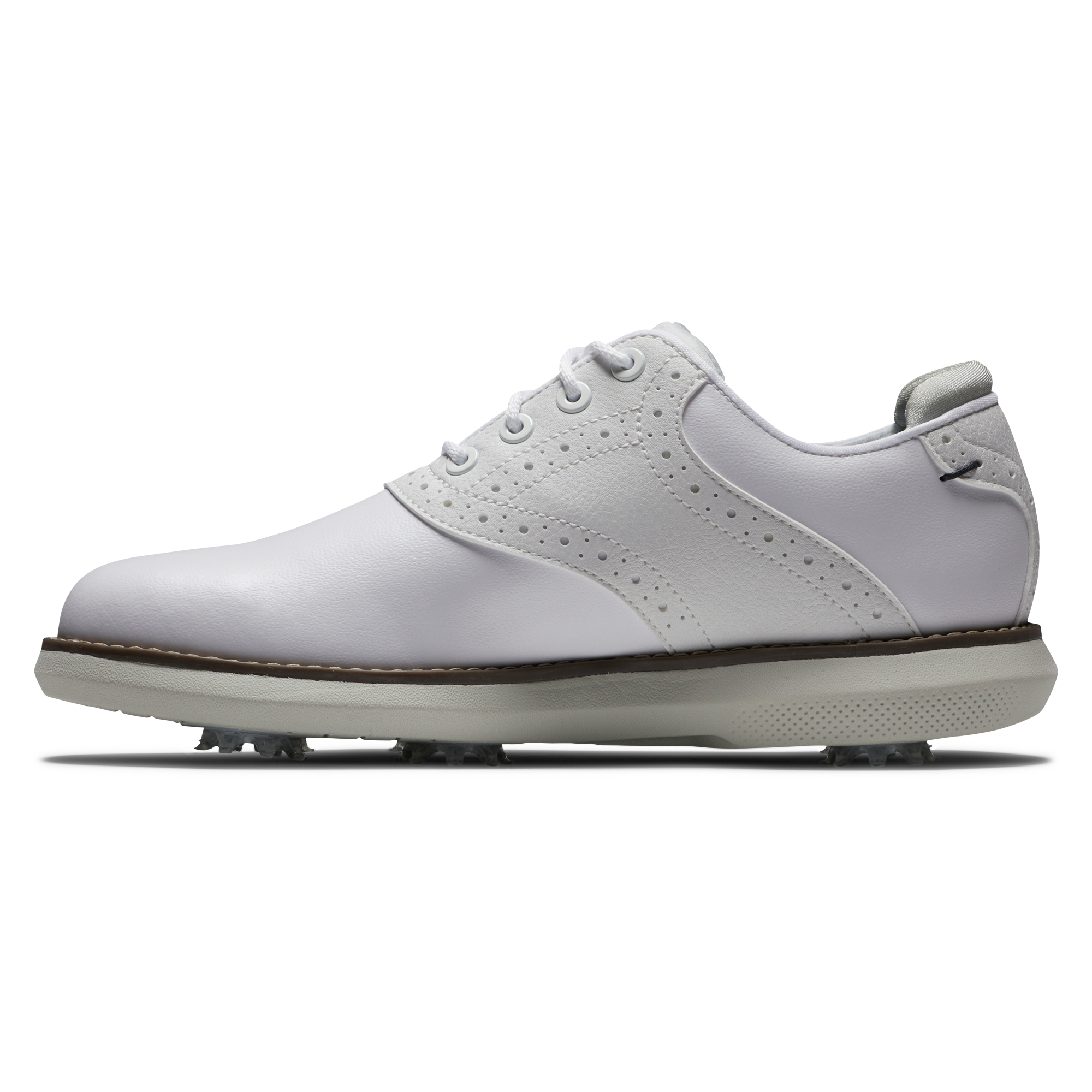 Junior Traditions Spiked Golf Shoe - White