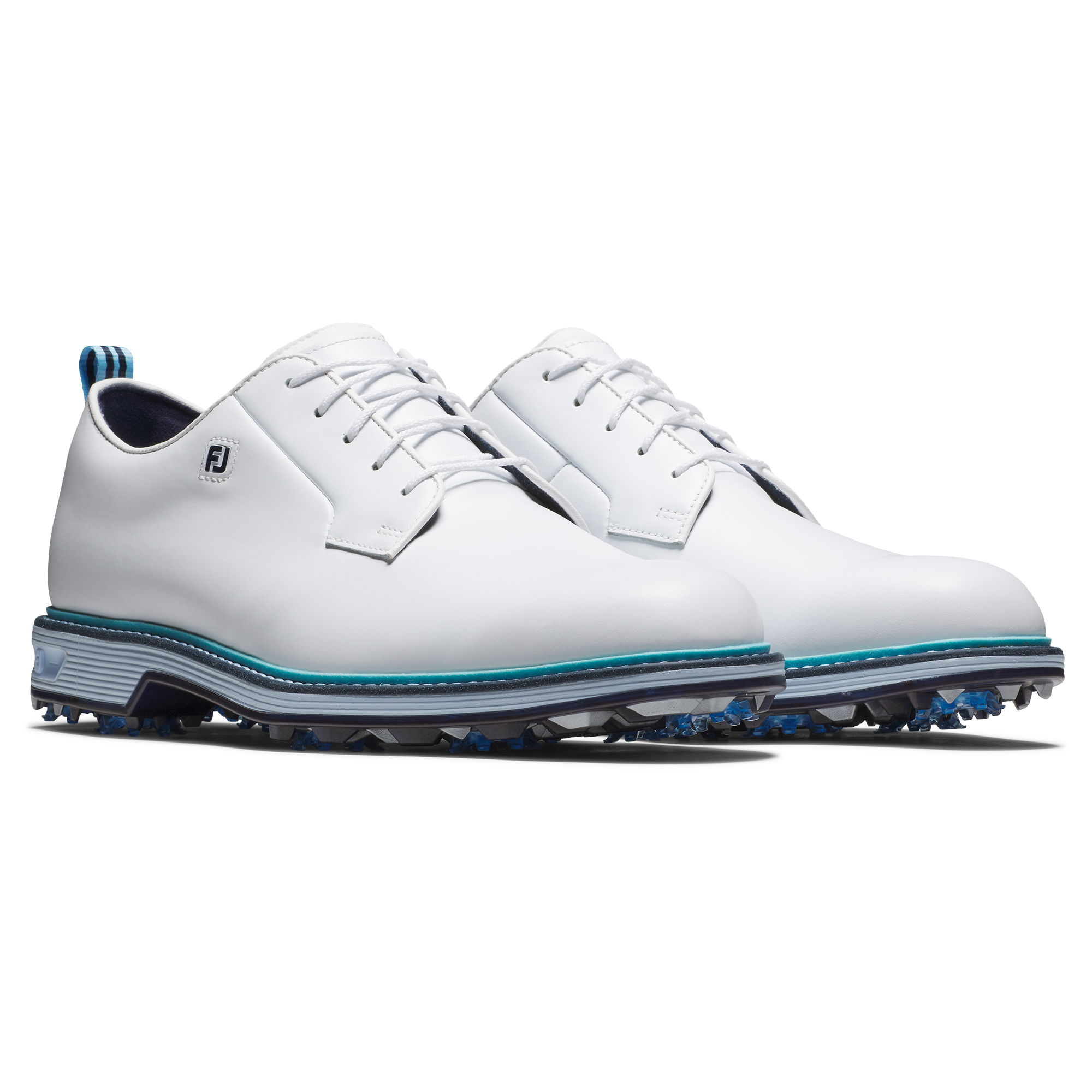 Limited Edition - Men's Premiere Field Spiked Golf Shoe - Carolina Blue