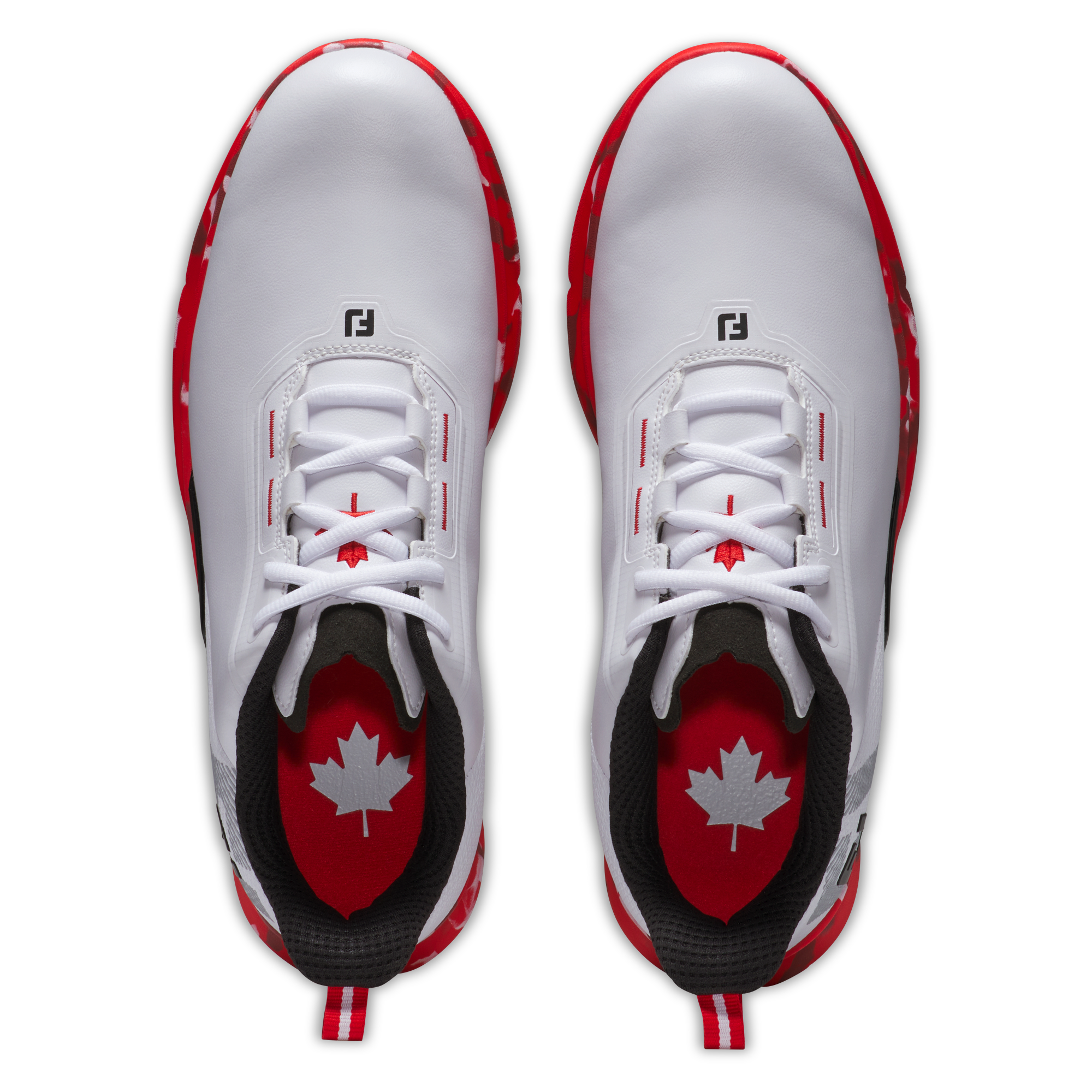 Men's Canada Fuel Spikeless Golf Shoe - White/Red