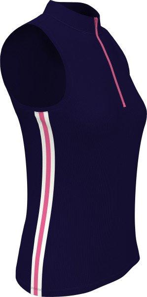 Women's Colourblock Rib Sleeveless Top