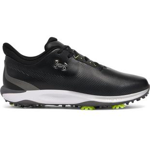 Prior Generation - Men's Drive Fade Spiked Golf Shoe - Black UNDER ARMOUR