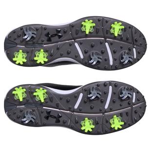 Prior Generation - Men's Drive Fade Spiked Golf Shoe - Black UNDER ARMOUR
