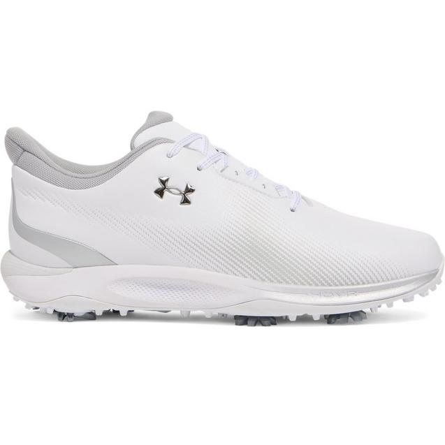Prior Generation - Men's Drive Fade Spiked Golf Shoe - White UNDER ARMOUR