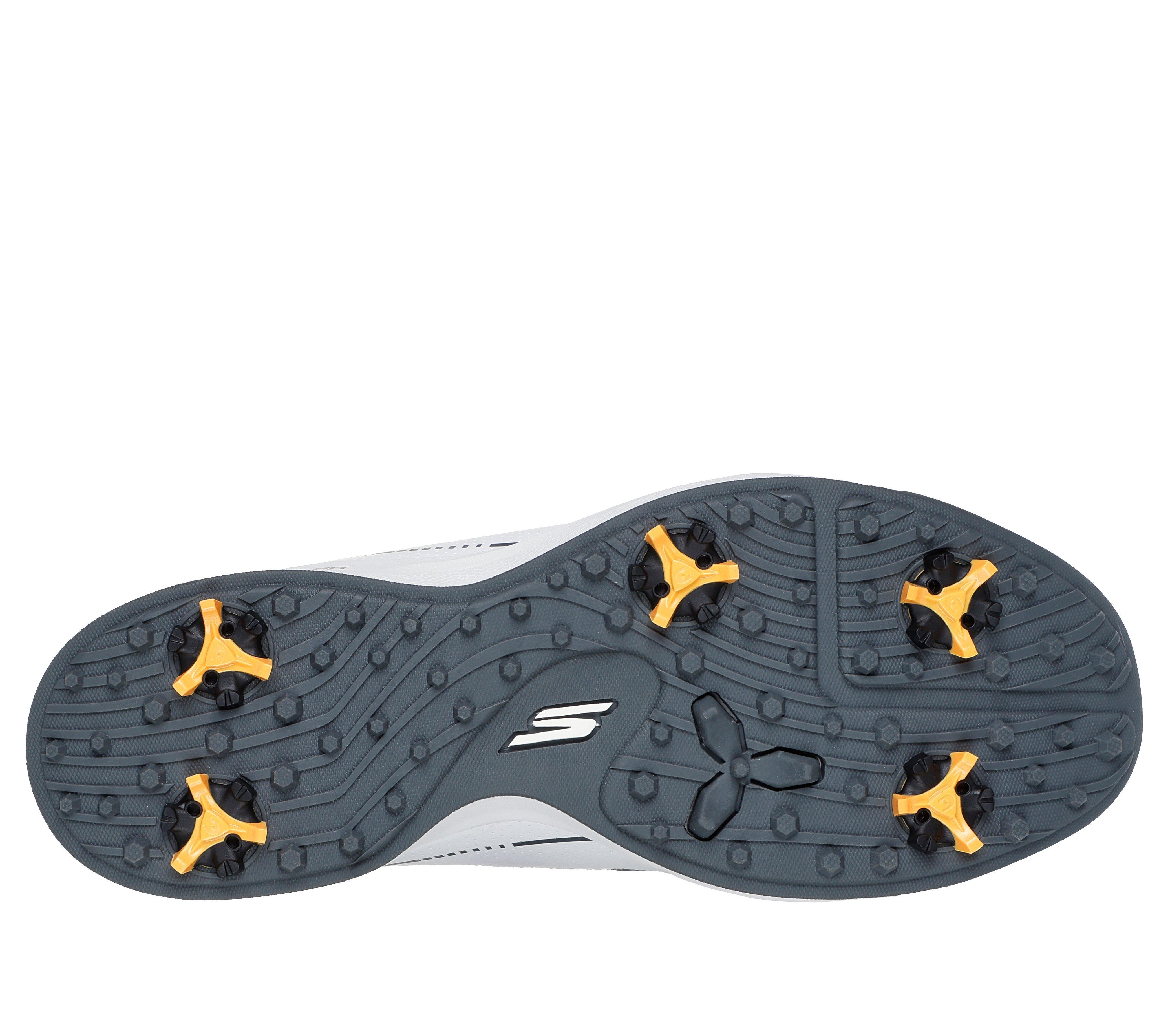 Men's Go Golf Elite Vortex Rival Spiked Shoe - White