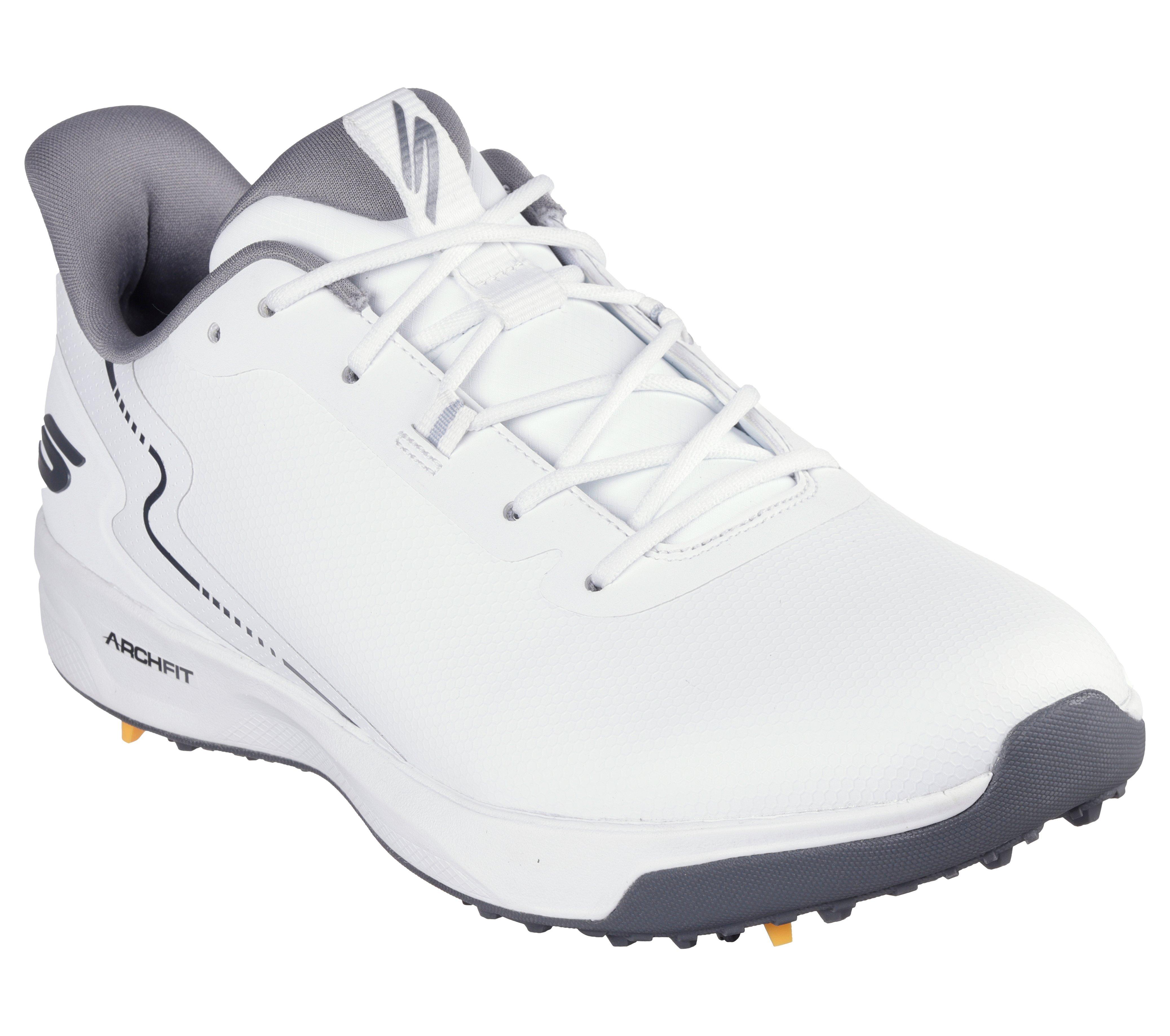 Men's Go Golf Elite Vortex Rival Spiked Shoe - White