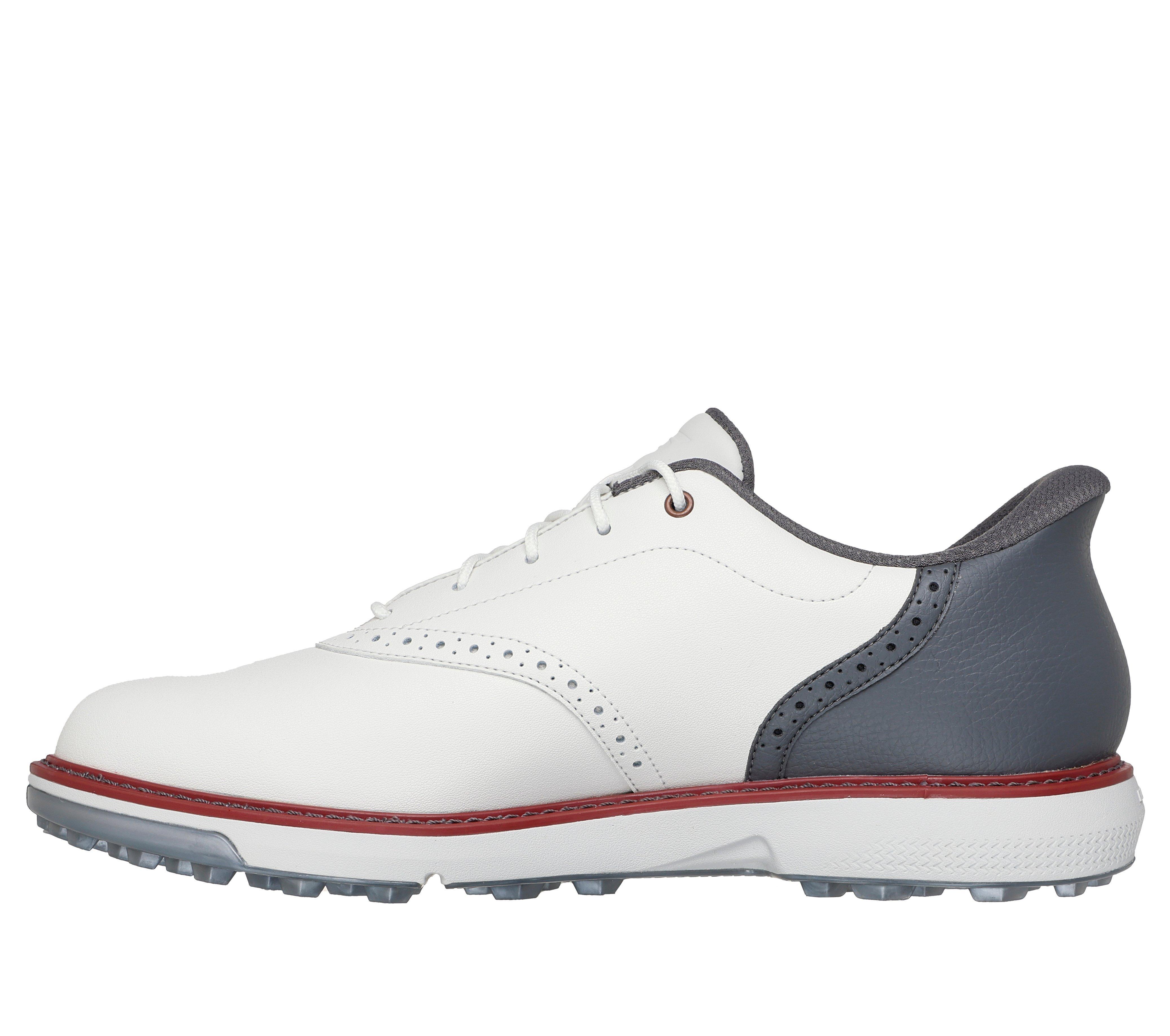 Men's Go Golf Prestige SL Spikeless Golf Shoe - White/Grey