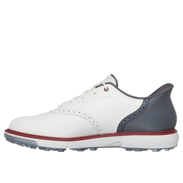 Men's Go Golf Prestige SL Spikeless Golf Shoe - White/Grey