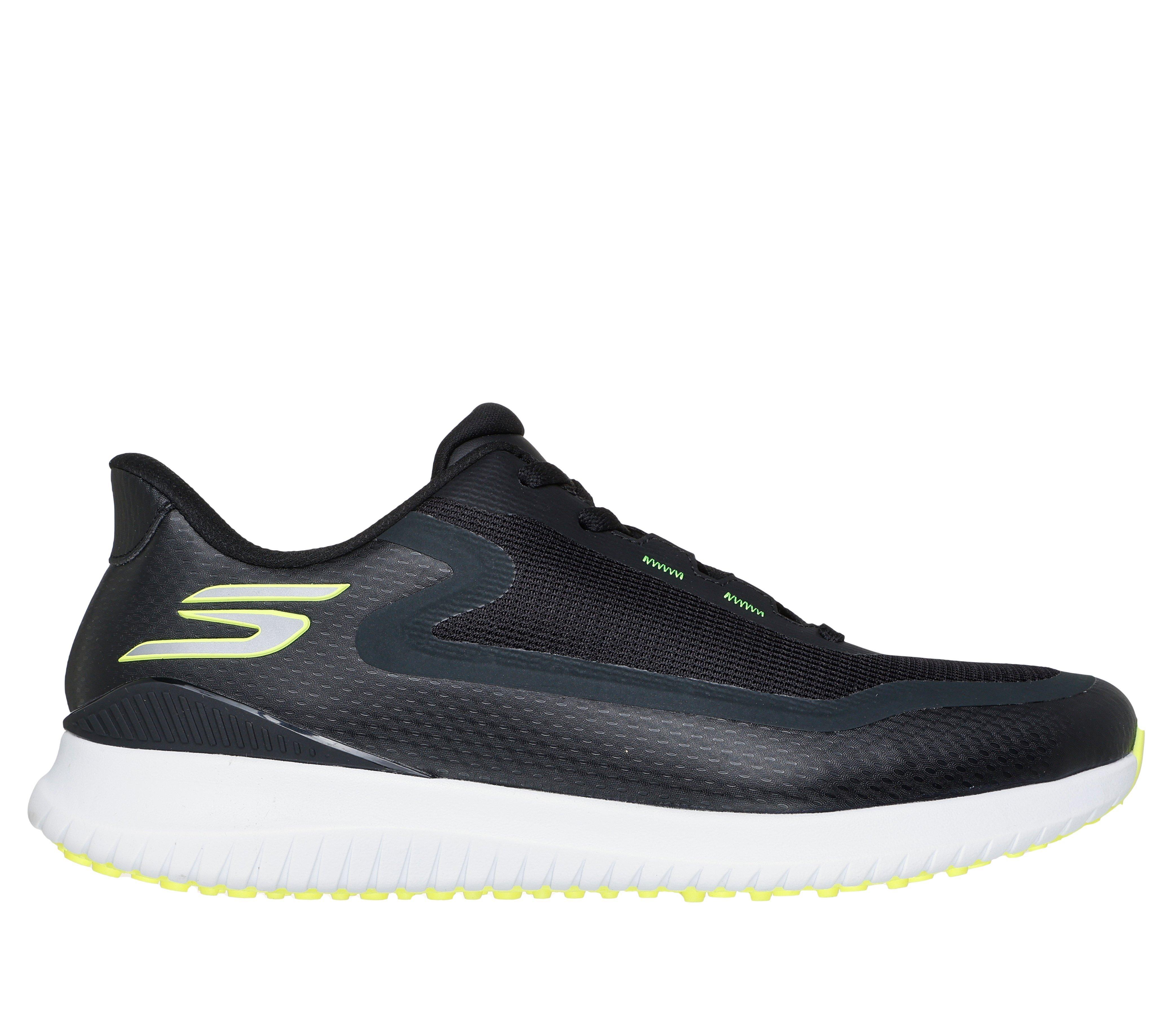 Men's Go Golf Flight Slip'In Spikeless Shoe - Black/Yellow