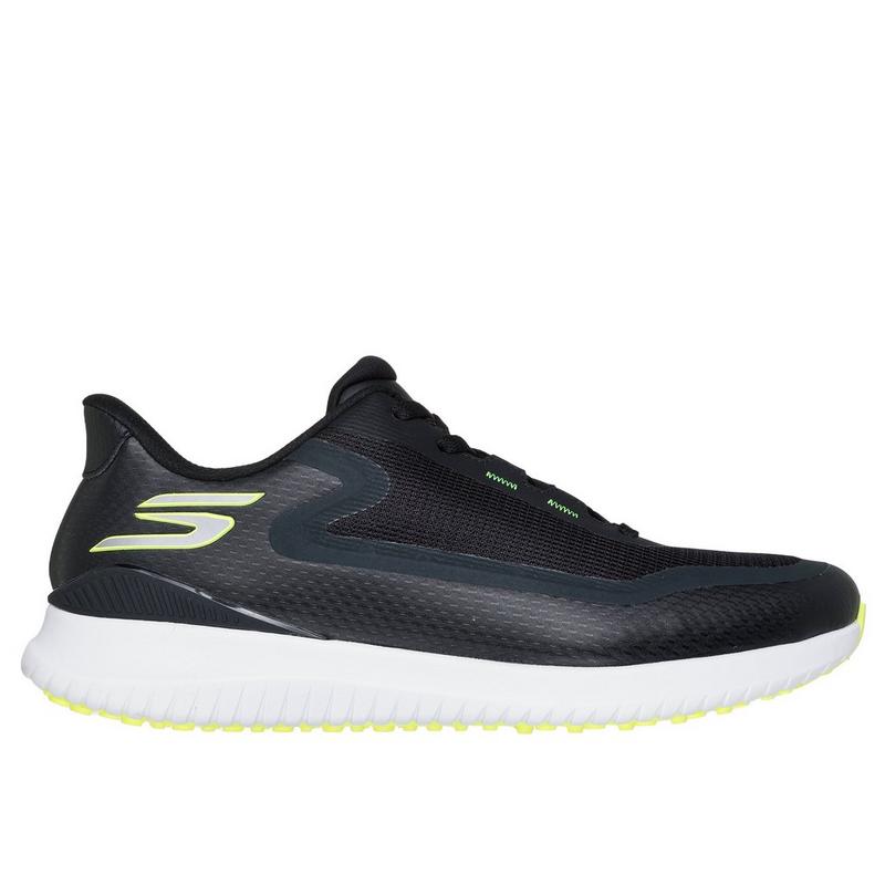 Men's Go Golf Flight Slip'In Spikeless Golf Shoe - Black/Yellow