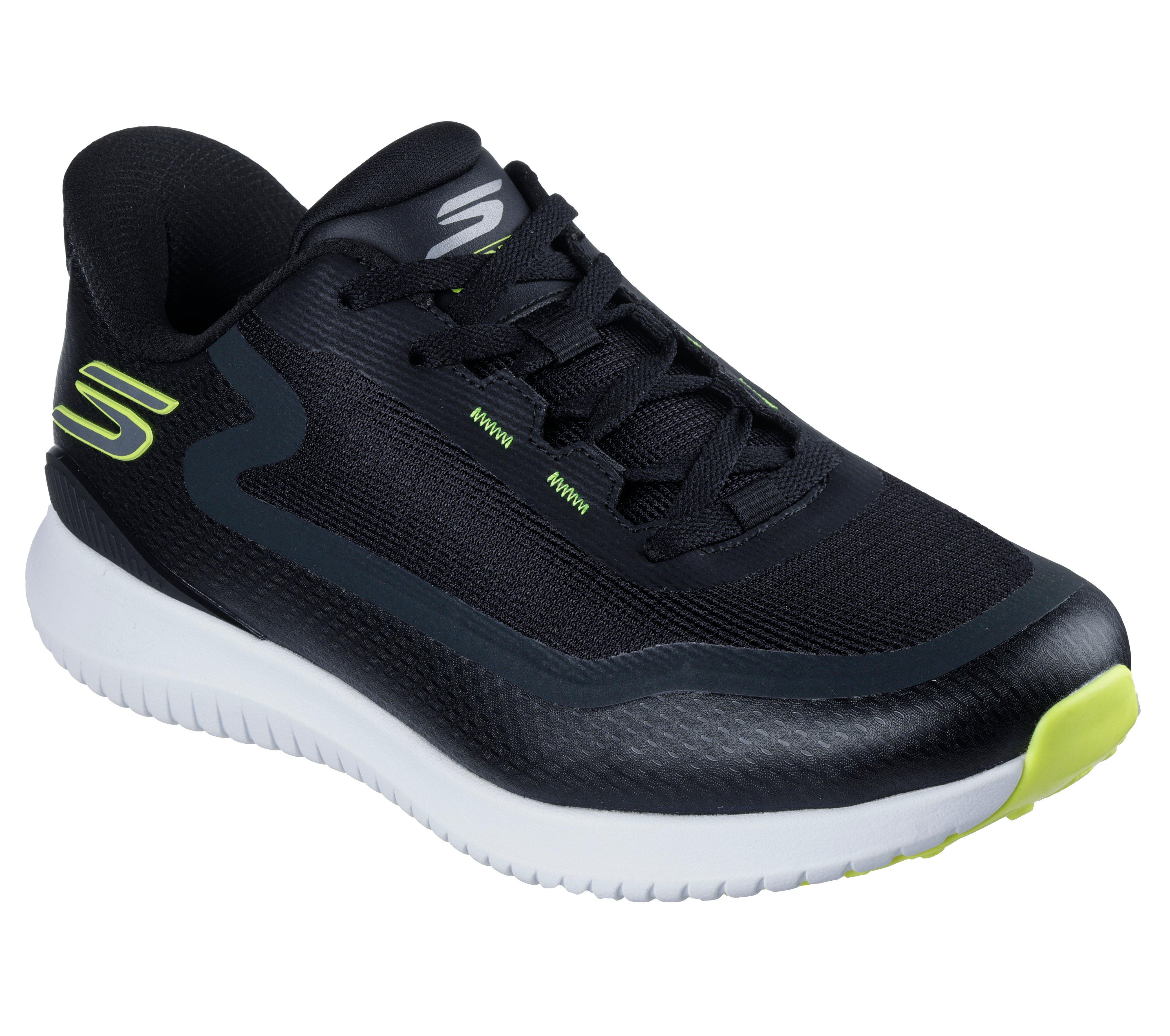 Men's Go Golf Flight Slip'In Spikeless Shoe - Black/Yellow