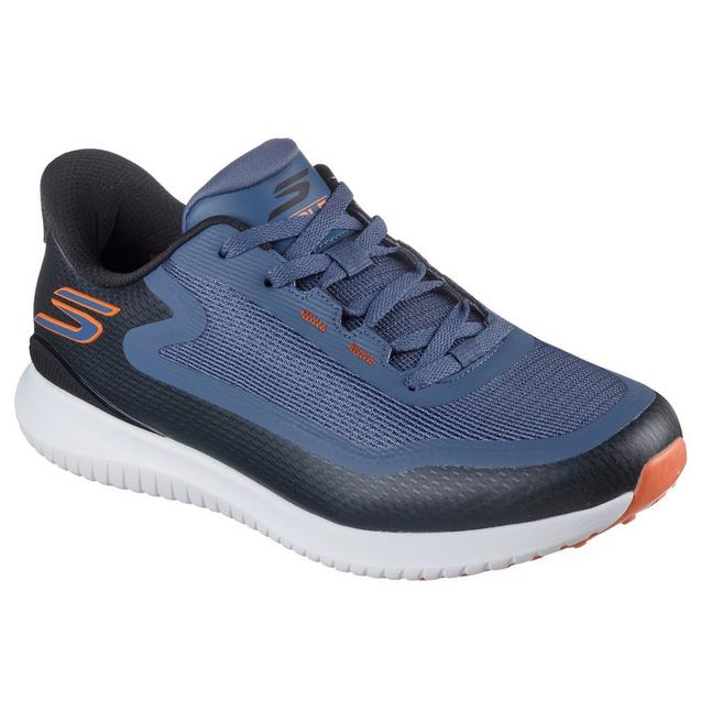 SKECHERS GO GOLF ネイビー メンズシューズ 28cm Men's Go Golf Flight Slip'In Spikeless Golf Shoe - Navy/Black